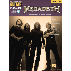 Megadeth Guitar Play Along Volume 129 Book & OLA