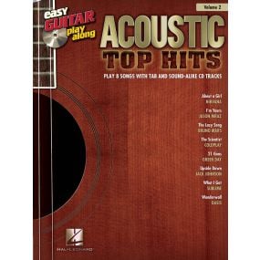 Acoustic Top Hits Easy Guitar Playalong Volume 2 BK/CD