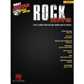 Rock Hits Easy Guitar Playalong Volume 3 BK/CD