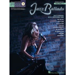 Jazz Ballads Pro Vocal Women's Edition Volume 17 BK/CD