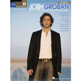 Josh Groban Pro Vocal Men Volume 33 BK/CD
