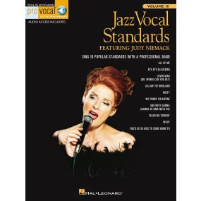 Jazz Vocal Standards Featuring Judy Niemack Pro Vocal Womens Volume 18 BK/CD