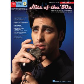 Hits of the '50s Pro Vocal Men's Edition Volume 35 BK/CD