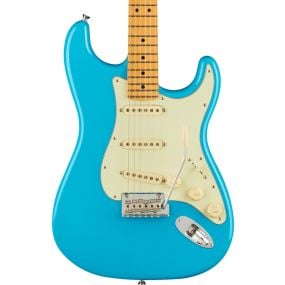 Fender American Professional II Stratocaster, Maple Fingerboard in Miami Blue