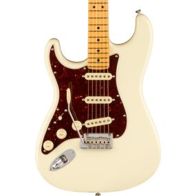 Fender American Professional II Stratocaster Left-Hand, Maple Fingerboard in Olympic White
