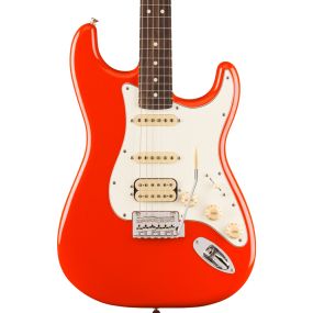 Fender Player II Stratocaster HSS, Rosewood Fingerboard in Coral Red
