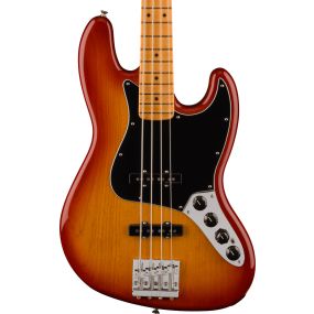 Fender Player Plus Jazz Bass, Maple Fingerboard in Sienna Sunburst