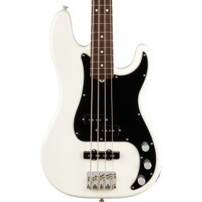 Fender American Performer Precision Bass, Rosewood Fingerboard in Arctic White