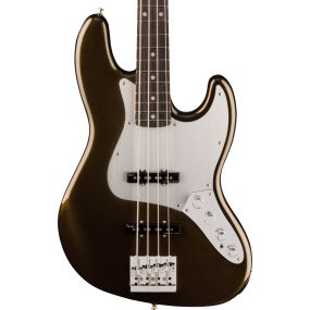 Fender American Ultra II Jazz Bass, Ebony Fingerboard in Texas Tea