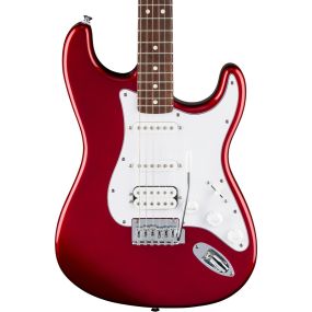 Fender Standard Stratocaster HSS, Laurel Fingerboard in White Pickguard in Candy Cola