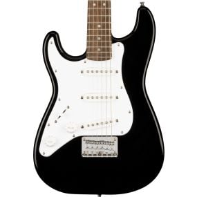 Squier Mini Stratocaster Left Handed, Laurel Fingerboard in Black