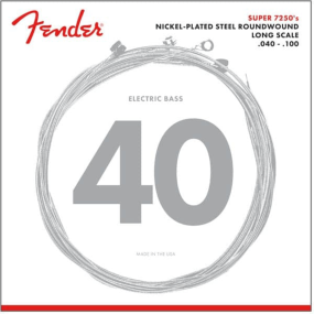 Fender 7250L Nickel Plated Bass Strings .040-.100 Gauge
