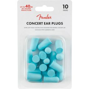 Fender Concert Ear Plugs 10 Pair in Daphne Blue