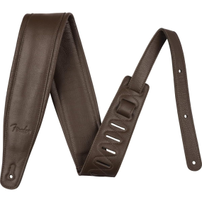Fender 3.5" Premium Leather Strap in Brown