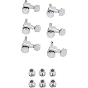 Fender Locking Stratocaster Telecaster Staggered Tuning Machines Sets in Polished Chrome