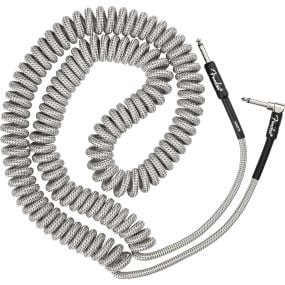 Fender Professional Series 30' Coil Cable in White Tweed