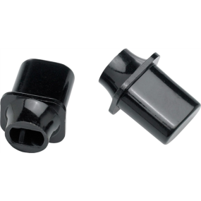 Fender Pure Vintage Telecaster Top Hat Style Switch Tips Set Of 2 in Black 