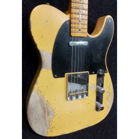 Fender Custom Shop 1950 Double Esquire Heavy Relic 1-Piece Rift Sawn Neck in Aged Nocaster Blonde