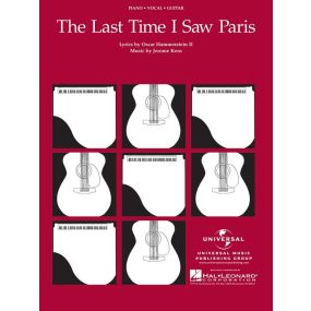 The Last Time I Saw Paris PVG Single Sheet 