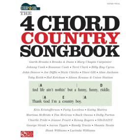 The 4 Chord Country Songbook Strum & Sing