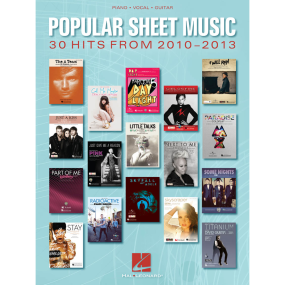 Popular Sheet Music 30 Hits from 2010-2013 PVG