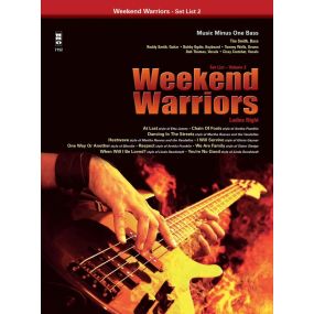 Weekend Warriors Set List 2 Ladies Night Singer's Songbook Music Minus One Bass BK/CD