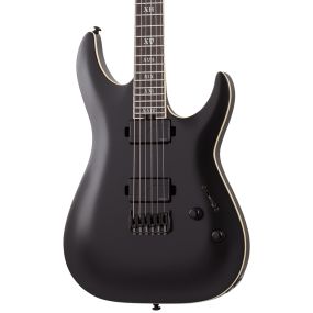 Schecter C-1 SLS Elite Evil Twin in Satin Black 