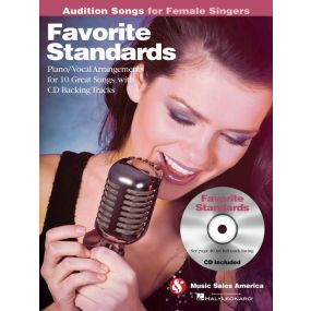 Favorite Standards Audition Songs For Female Singers BK/CD