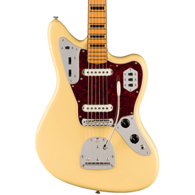 Fender Vintera II '70s Jaguar, Maple Fingerboard in Vintage White