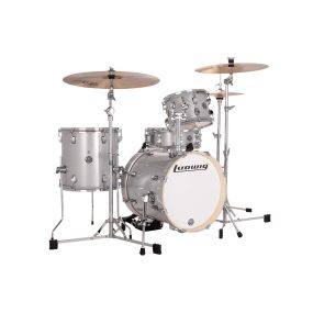 Ludwig Breakbeats 4-Piece Shell Pack in Silver Sparkle