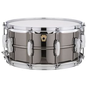 Ludwig Black Beauty  6.5" x 14" Brass Shell Imperial Lugs Snare Drum