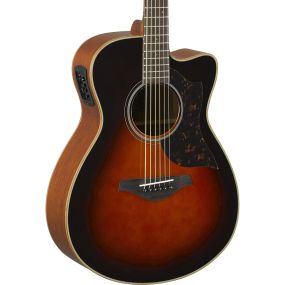 Yamaha AC1M Acoustic Electric Guitar in Tobacco Brown Sunburst