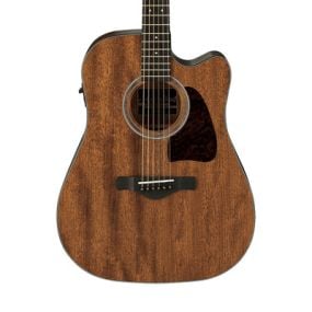 Ibanez AW54CE Artwood Dreadnought Acoustic Guitar in Open Pore Natural