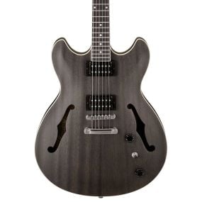 Ibanez AS53 in Transparent Artcore Guitar in Black Flat