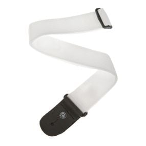 D'Addario Polypropylene Guitar Strap in White