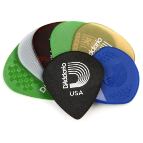 D'Addario Guitar Pick Variety Pack Medium Gauge 7 Pack