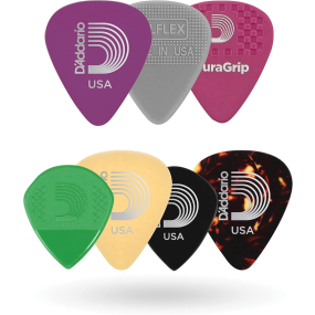 D'Addario Guitar Pick Variety Pack Heavy Gauge 7 Pack