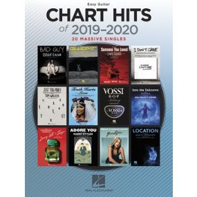CHART HITS OF 2019-2020 EASY GUITAR EUROPEAN EDITION