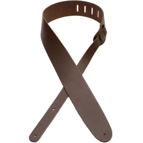 D'Addario Basic Classic Leather Guitar Strap in Brown