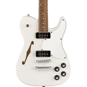 Fender Jim Adkins JA-90 Telecaster Thinline, Laurel Fingerboard in White