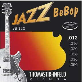 Thomastik Jazz BeBop Roundwound Electric Guitar Strings Set Light .012-.050 Gauge