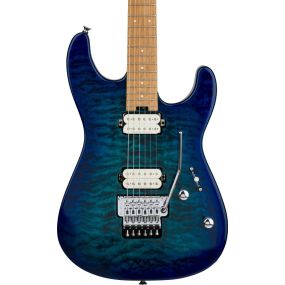Charvel Pro-Mod Plus San Dimas Style 1 HH FR CM, Carmalized Maple Fingerboard in Chlorine Burst