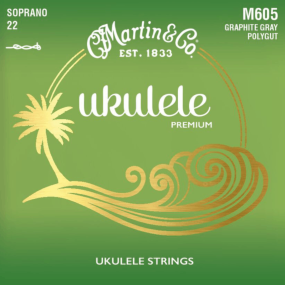 Martin M605 Ukulele Premium Soprano Polygut Strings