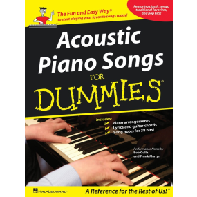 Acoustic Piano Songs for Dummies PVG