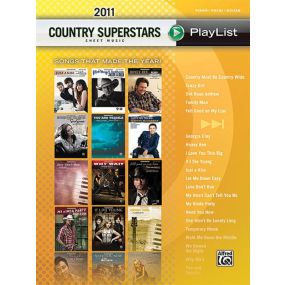 2011 Country Superstars Sheet Music Playlist PVG