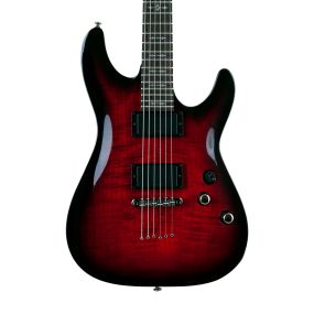 Schecter Demon 6 Electric Guitar in Crimson Red Burst