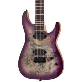 Schecter C 7 PRO 7 string in Aurora Burst