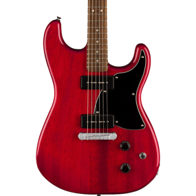 Squier Paranormal Strat O Sonic in Crimson Red Transparent