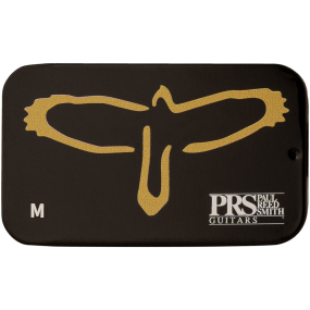 PRS Gold Birds Assorted Medium Picks with Tin 12 Pack