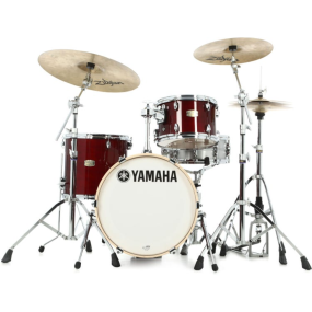 YAMAHA STAGE CUSTOM BOP SHELL PACK CRANBERRY RED 1